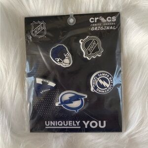 New in package unisex NHL Tampa bay lightning 5 pack jibbitz